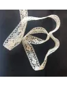 Ruban dentelle écru