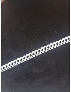 Ruban dentelle blanc 2