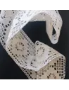 Ruban dentelle blanc