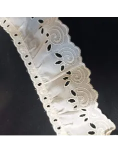 Ruban dentelle écru 2