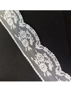 Ruban dentelle blanc 2