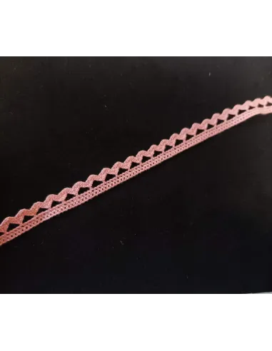 Ruban dentelle rose