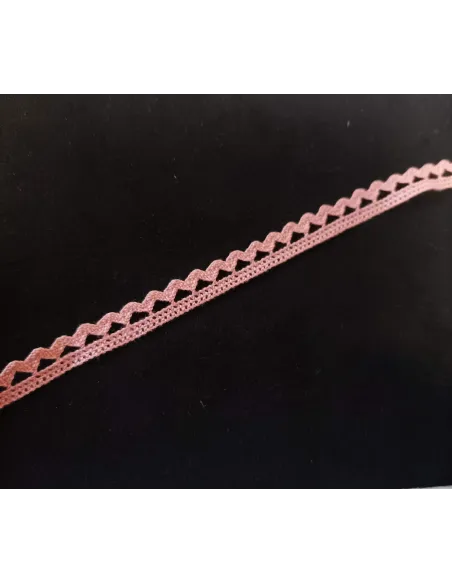 Ruban dentelle rose