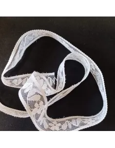 Ruban dentelle blanc