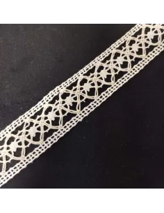 Ruban dentelle écru 2