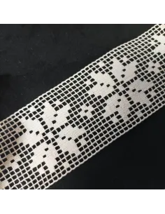 Ruban dentelle écru coton 2