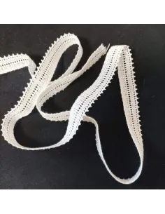 Ruban dentelle blanc