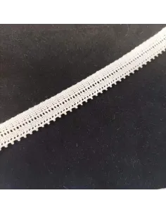 Ruban dentelle blanc 2