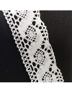 Ruban dentelle blanc 2
