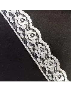 Ruban dentelle blanc 2