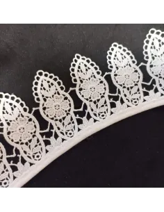 Ruban dentelle blanc 2