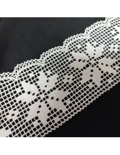 Ruban dentelle écru 2