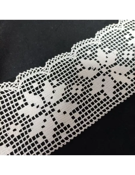 Ruban dentelle écru