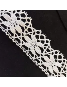 Ruban dentelle écru 2