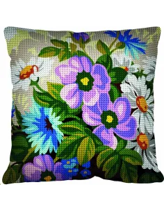 Kit coussin : 50x50 cm, Fleurs sauvages