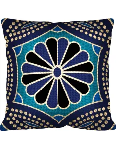 Kit coussin : 50x50 : N18 - bleu kit - coussin