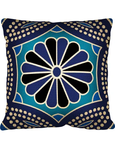 Kit coussin : 50x50 : N18 - bleu kit - coussin