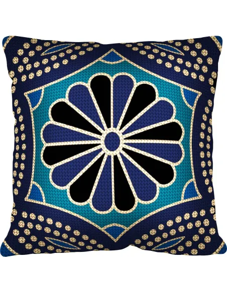 Kit coussin : 50x50 : N18 - bleu kit - coussin