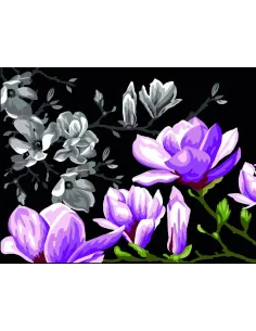 Canevas : 50x65 cm, Magnolias for ever