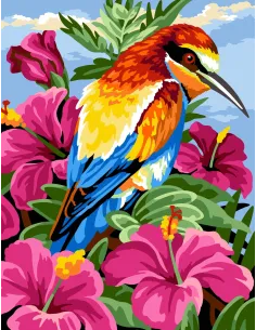 Canevas : 50x65 cm, N23 - nectar exotique