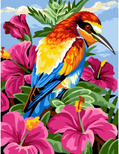 Canevas : 50x65 cm, N23 - nectar exotique