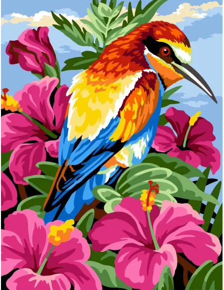 Canevas : 50x65 cm, N23 - nectar exotique