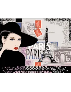 Canevas : 60x80 cm, Mademoiselle - Nom.: Chemin de table 39 x