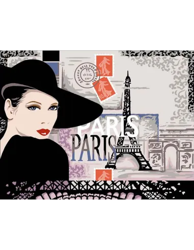 Canevas : 60x80 cm, Mademoiselle - Nom.: Chemin de table 39 x