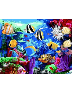 Canevas : 60x80 cm, Aquarium