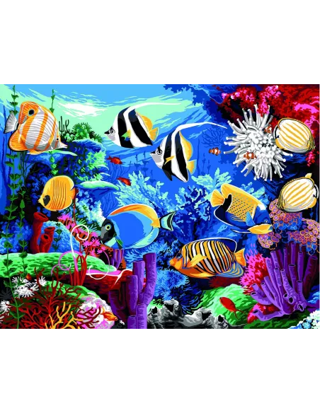 Canevas : 60x80 cm, Aquarium