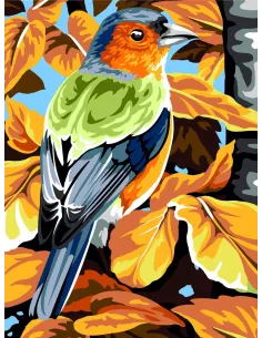 Canevas : 40x50 cm, Plume d'automne