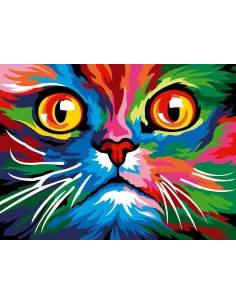 Canevas : 40x50 cm, N19 - face colored
