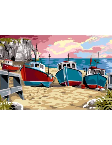 Canevas : 75x110 cm, N22 - en cale sèche