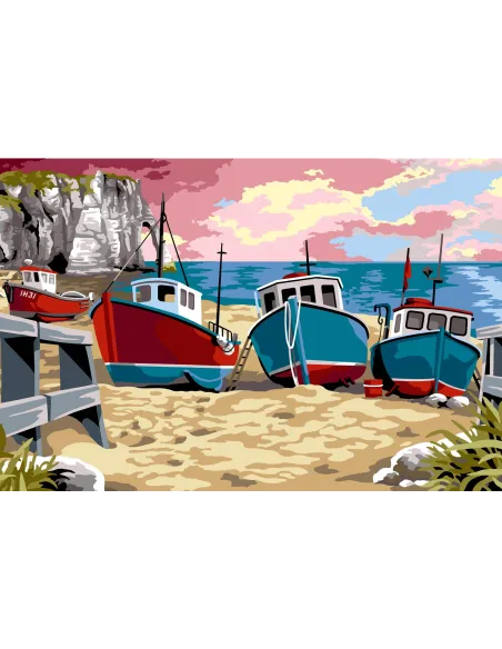 Canevas : 75x110 cm, N22 - en cale sèche
