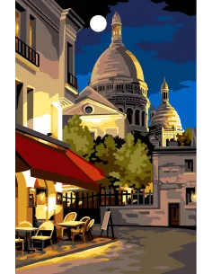 Canevas : 75x110 cm, N22 - Montmartre