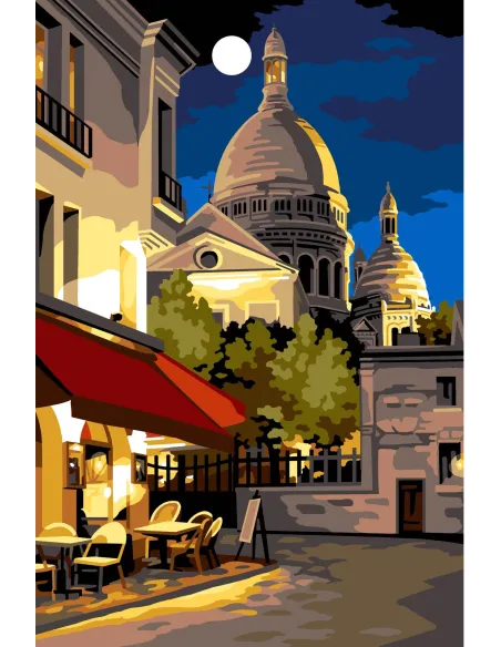 Canevas : 75x110 cm, N22 - Montmartre