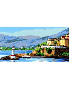 Canevas : 65x120 cm, Bastia