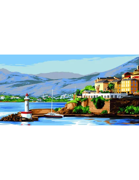 Canevas : 65x120 cm, Bastia