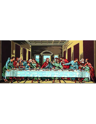 Canevas : 65x130 cm, La Ste cene