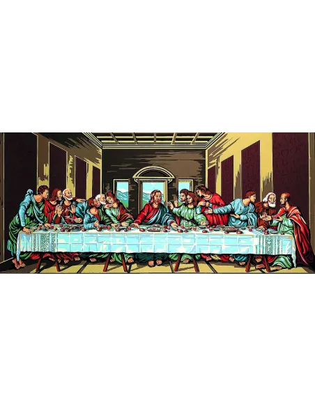 Canevas : 65x130 cm, La Ste cene