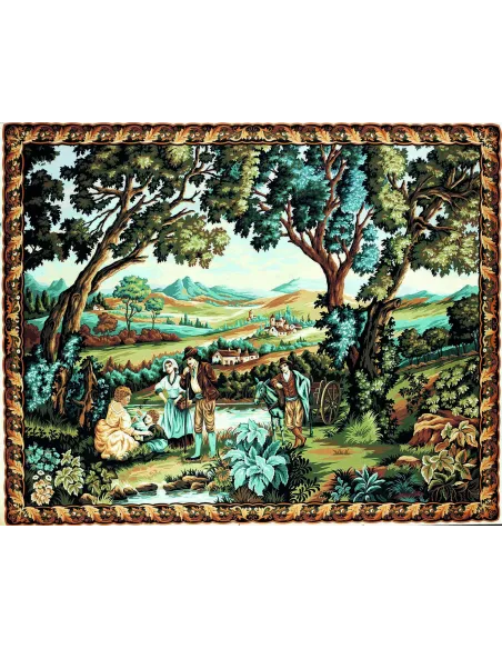 Canevas : 150x180 cm, Verdure au Muletier