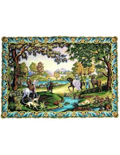 Canevas : 120x160 cm, Chasse Louis XV