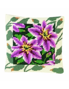 Kit coussin : 50x50 cm, Clématites