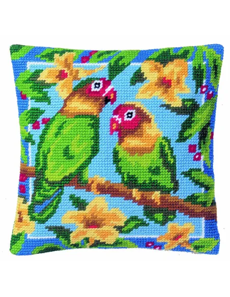 Kit coussin : 50x50 cm, Les inséparables
