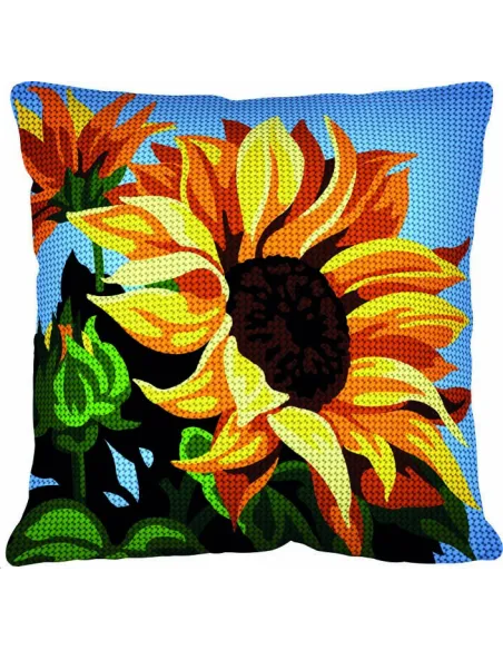 Kit coussin : 50x50 cm, Tournesol