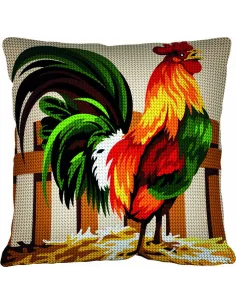 Kit coussin : 50x50 cm, Coq