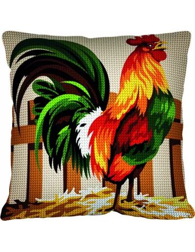 Kit coussin : 50x50 cm, Coq