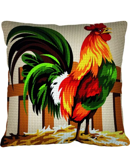 Kit coussin : 50x50 cm, Coq