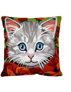 Kit coussin : 50x50 : N20 -dans les coquelicots- coussin