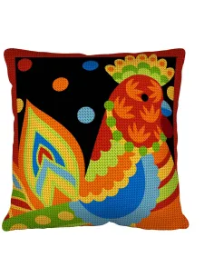 Kit coussin : 50x50 : N20 -poule art- coussin